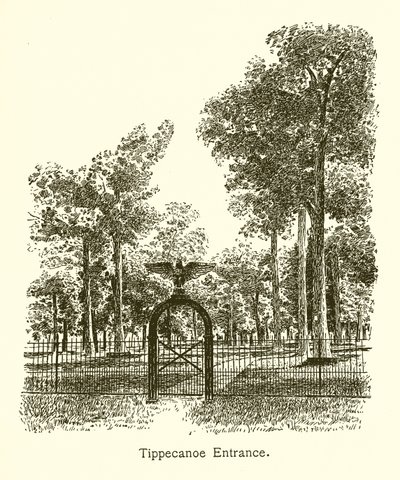 Tippecanoe Entrance, General William Henry Harrison by American School