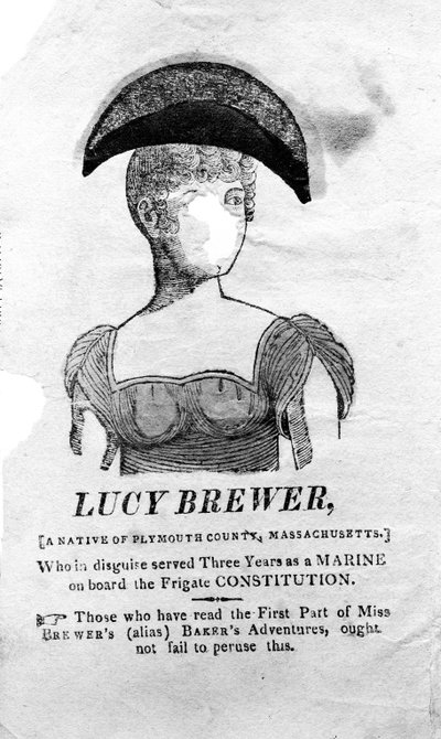 Title page to The Adventures of Lucy Brewer printed by Luther Wales, New York, 1815 by American School