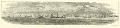 Transport Fleet off Federal Point, December 1864 by American School