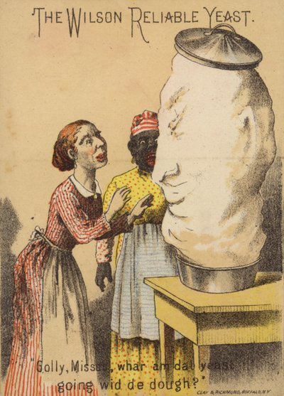 Two Women Looking Shocked at Risen Dough by American School