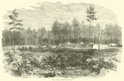 Union Works on the Weldon Road, August 1864 by American School