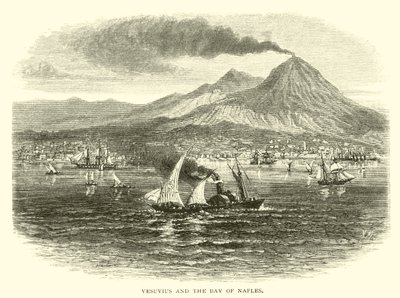 Vesuvius and the Bay of Naples by American School