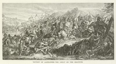Victory of Alexander the Great at the Granicus by American School