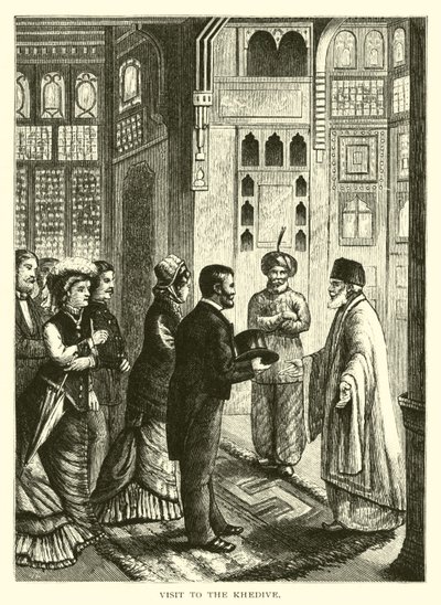 Visit to the Khedive by American School
