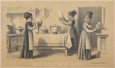 Wash Dishes with Sapolio by American School