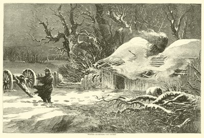 Winter Quarters, on Picket, February 1864 by American School