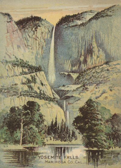 Yosemite Falls by American School