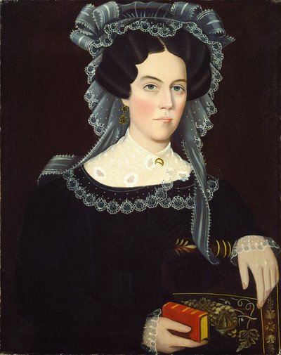 Catherine A. May, c.1830 by Ammi Phillips