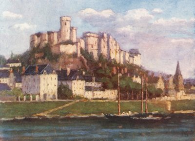 Chinon from the Vienne by Amy B. Atkinson