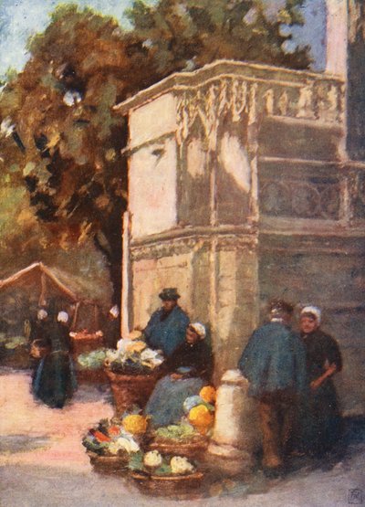 Fontaine Louis XII, Blois by Amy B. Atkinson