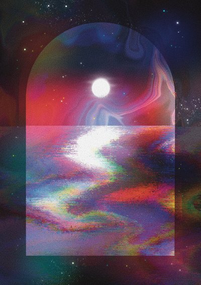 Cosmic Portal Reflection by Amy Louise Baker