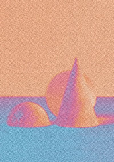 Dreamy Geometric Forms by Amy Louise Baker