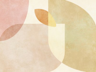 Aqua Shapes 1 Copy by Ana Rut Bre