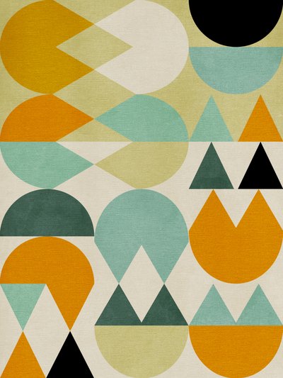 Rainbow Plus Shapes 5 by Ana Rut Bre