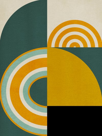 Rainbow Plus Shapes 8 by Ana Rut Bre