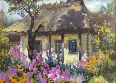 Rustic Cottage Garden by Anastasiia Grygorieva