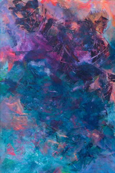 Vibrant Abstract Flow by Anastasiya Devochkina
