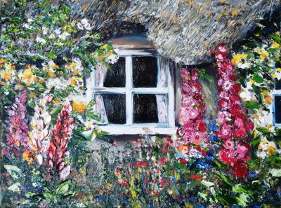 Cottage Window Garden by Anda Bieza