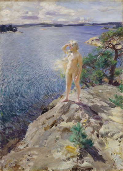 On the rocks by Anders Leonard Zorn