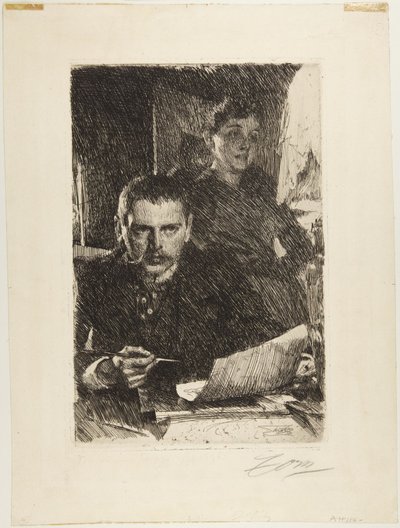 Zorn and his Wife by Anders Leonard Zorn