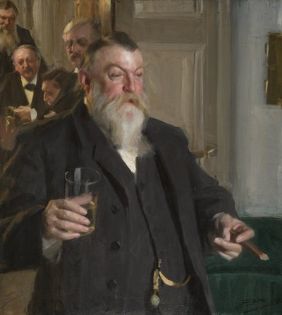 A Toast in the Idun Society by Anders Zorn