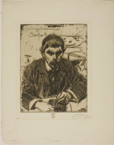 Albert Engström by Anders Zorn