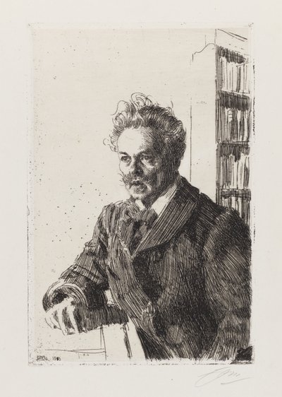 August Strindberg by Anders Zorn