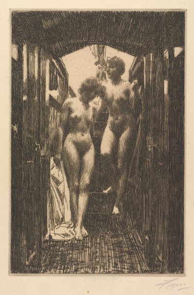 Cabin by Anders Leonard Zorn