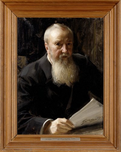 Carl Fredrik Liljevalch (1837–1909), Industrialist, Ironworks Manager and Patron, 1906 by Anders Zorn