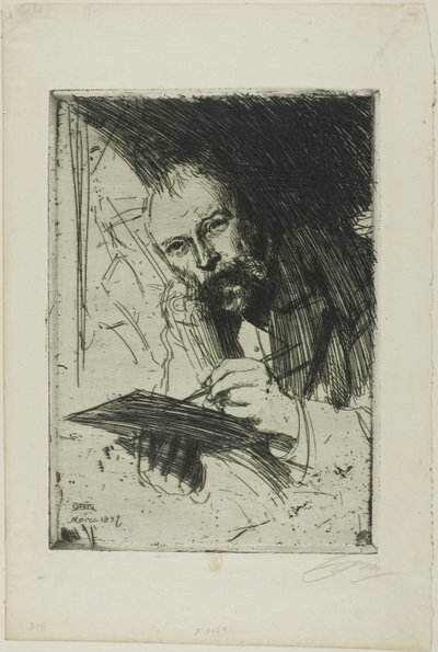 Carl Larsson by Anders Leonard Zorn