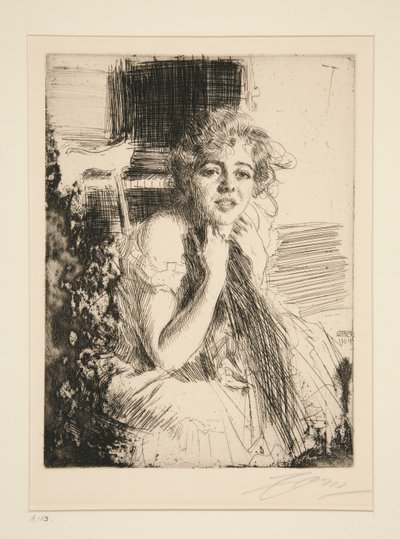Emma Rasmussen by Anders Leonard Zorn