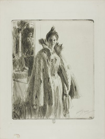 H. R. H. Princess Ingeborg of Sweden II by Anders Leonard Zorn