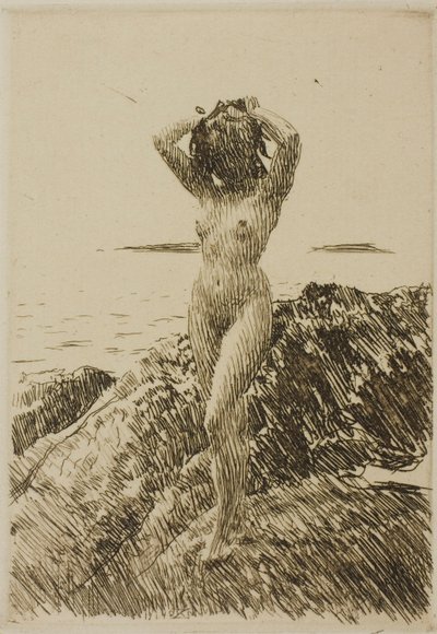 Seaweed-Wreath by Anders Zorn