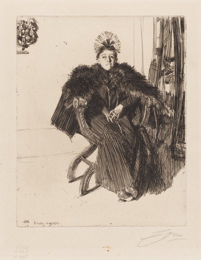 Isabella Gardner by Anders Zorn
