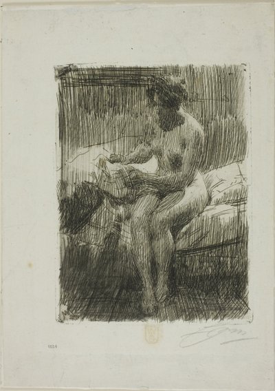 Model Reading by Anders Leonard Zorn