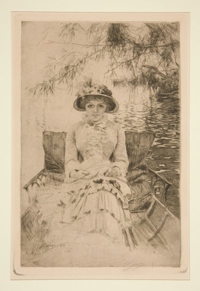 On the Thames by Anders Zorn