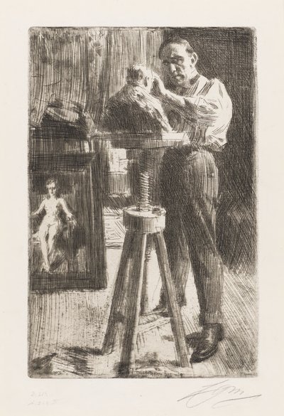 Prince Paul Troubetzkoy I by Anders Zorn