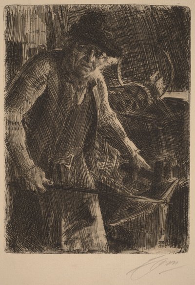 The Master-Smith by Anders Zorn