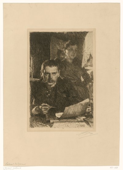 Zorn and His Wife by Anders Zorn