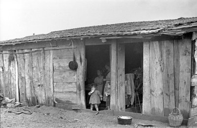 Crotone - Family with Children in the Farming Settlement by Ando Gilardi