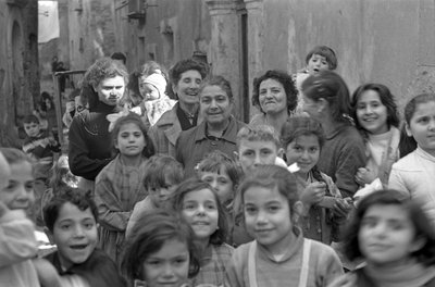 Crotone - Group Photo with Women and Children by Ando Gilardi