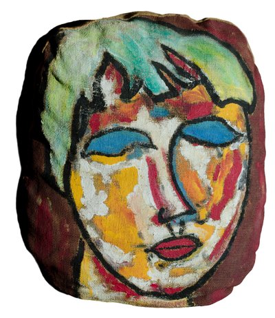 Outrage to Modigliani - Blue Eyed Girl by Ando Gilardi