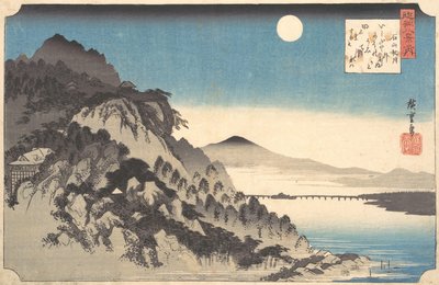 Autumn Full Moon at Ishiyama Temple (detail) by Ando Hiroshige