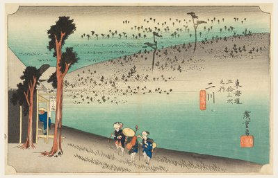Futagawa Teahouse, in The Fifty-Three Stations of the Tokaido Road by Ando Hiroshige