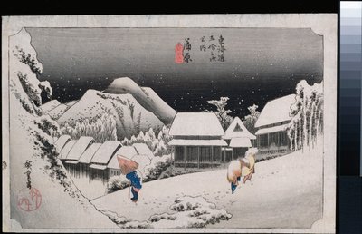 Night Snow, Kambara, from the series 