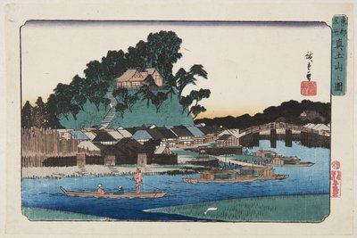 View of Matsuchiyama by Ando or Utagawa Hiroshige