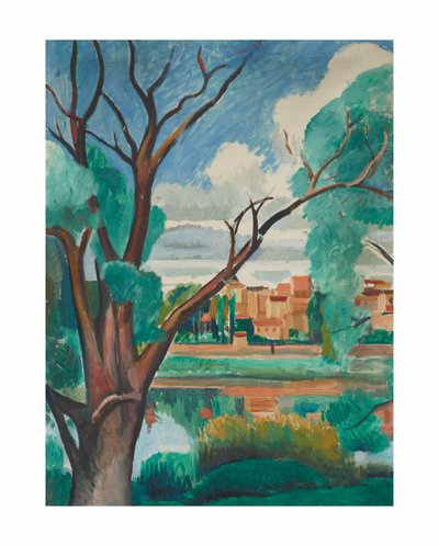 Banks of the Seine at Carrières-sur-Seine by Andre Derain