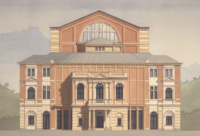 Festspielhaus, Bayreuth, Germany by Andras Kaldor