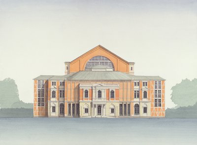 Festspielhaus, Bayreuth, Germany by Andras Kaldor