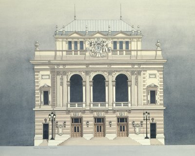 Opera Montpellier, France by Andras Kaldor